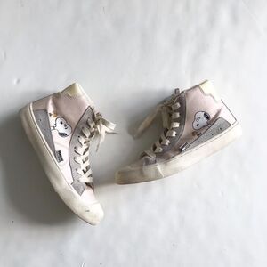 Zara x Peanuts Snoopy high-top sneakers VGUC size 33(1.5 youth)